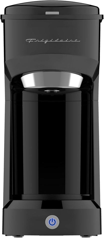Frigidaire ECMK088-BLACK Retro Single Serve Coffee Maker, 300ml, BLACK