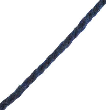 Mandala Crafts Navy Blue Macrame Cord 3mm 3 Strands Twisted Cotton Cord Macrame Supplies - 109 Yds Cotton String Macrame Rope for Crafts Wall Hanging Plant Hangers