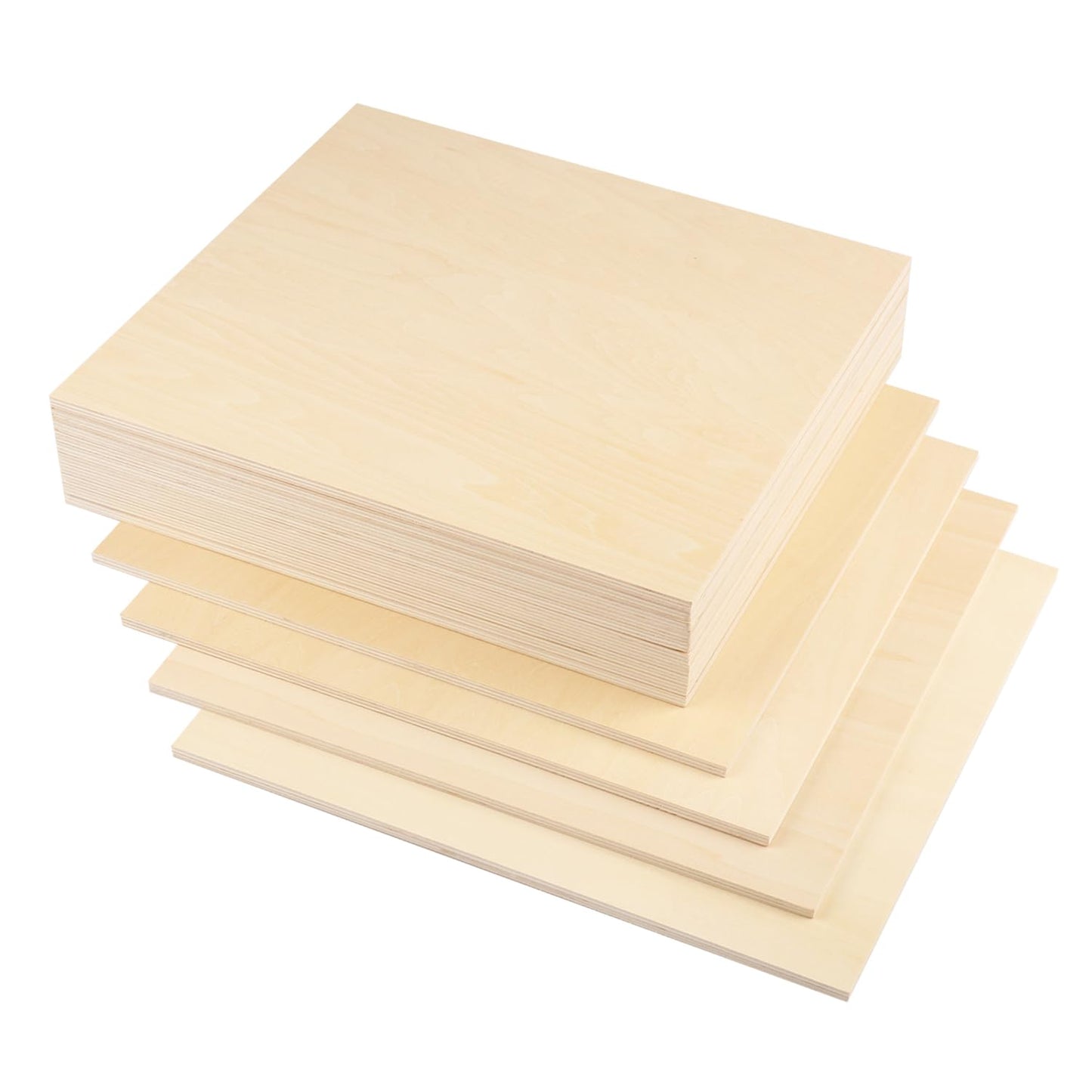 20 PCS 8 Inch Square Basswood Board, Thickness 6 mm, Basswood Sheets, balsa Wood Sheet,Plywood Sheets for Laser, CNC Cutting, Wood Burning, Drawing Painting, Wood Engraving,by GNIEMCKIN