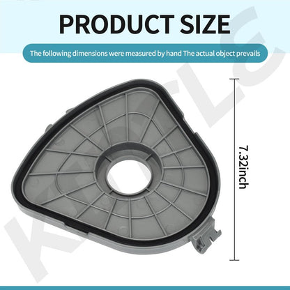 Vacuum Dust Bucket Cover for Shark Navigator Lift Away Vacuum Models NV350 NV351 NV352 NV356E S2 NV360 NV355 NV356 NV357 NV358 NV353, Replace 115FFJ Vacuum Accessories