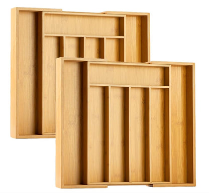 Kitchen Silverware Drawer Organizer and Storage Cabinet Utensil Rack Bathroom Counter Vanity Extra Large Big Cooking Drawer Organizers Countertop Pantry Storage Cabinet Best Kitchen Must Haves 2025