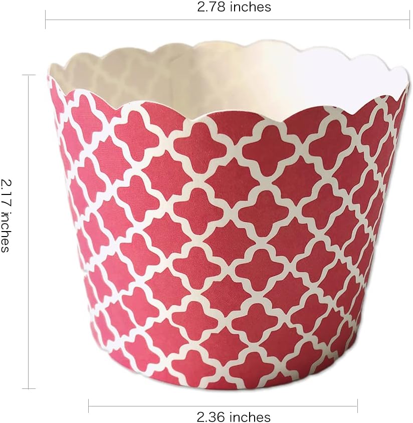 NB Paper Baking Cups 90-Pack, 6 oz Greaseproof Cupcake Muffin Cases, Disposable Wrappers for Parties, Pure Colors