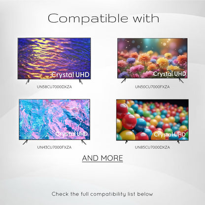 Ceybo Original Solar Voice Remote Control Replacement with YouTube Netflix Shortcut for Samsung Smart TVs, Compatible with Neo QLED 8K, QLED (BN59-01480A)