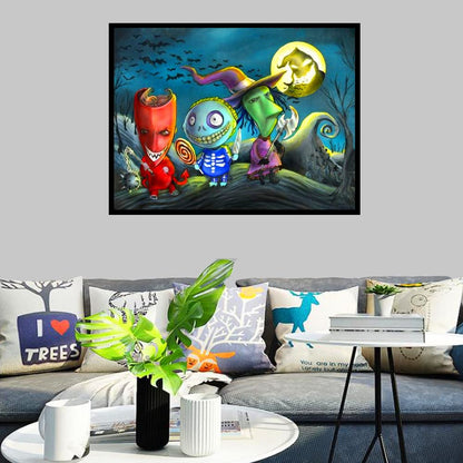 MMAHD Diamond Art Painting Kits for Adults,DIY 5D Round Full Drill Film Characters Diamond Art, Perfect for Relaxation and Home Wall Décor(11.8×15.8Inches)