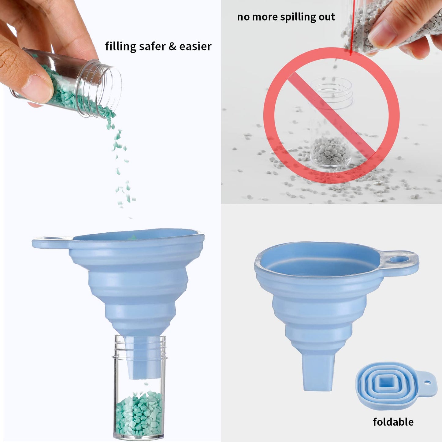 Douorgan Diamond Painting Storage Containers 120 Slots Accessories and Tools Portable Diamond Painting Organizer Shockproof Diamond Art Storage Case Beads Storage Box(120 Slots)