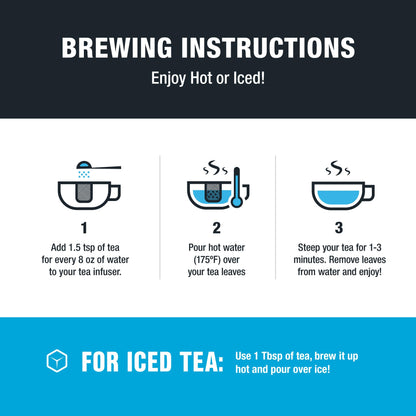Tiesta Tea - Jasmine Pearls Green Tea, Loose Leaf, Single Origin Premium Jasmine from China, Pure Unblended Medium-Caffeinated Blend, Makes Hot or Iced & Up to 200 Cups, 16oz Resealable Bulk Pouch
