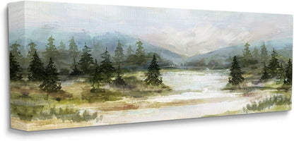 Vast Country Landscape Canvas Wall Art, Rural Mountains Design by Nina Blue, Stupell Industries