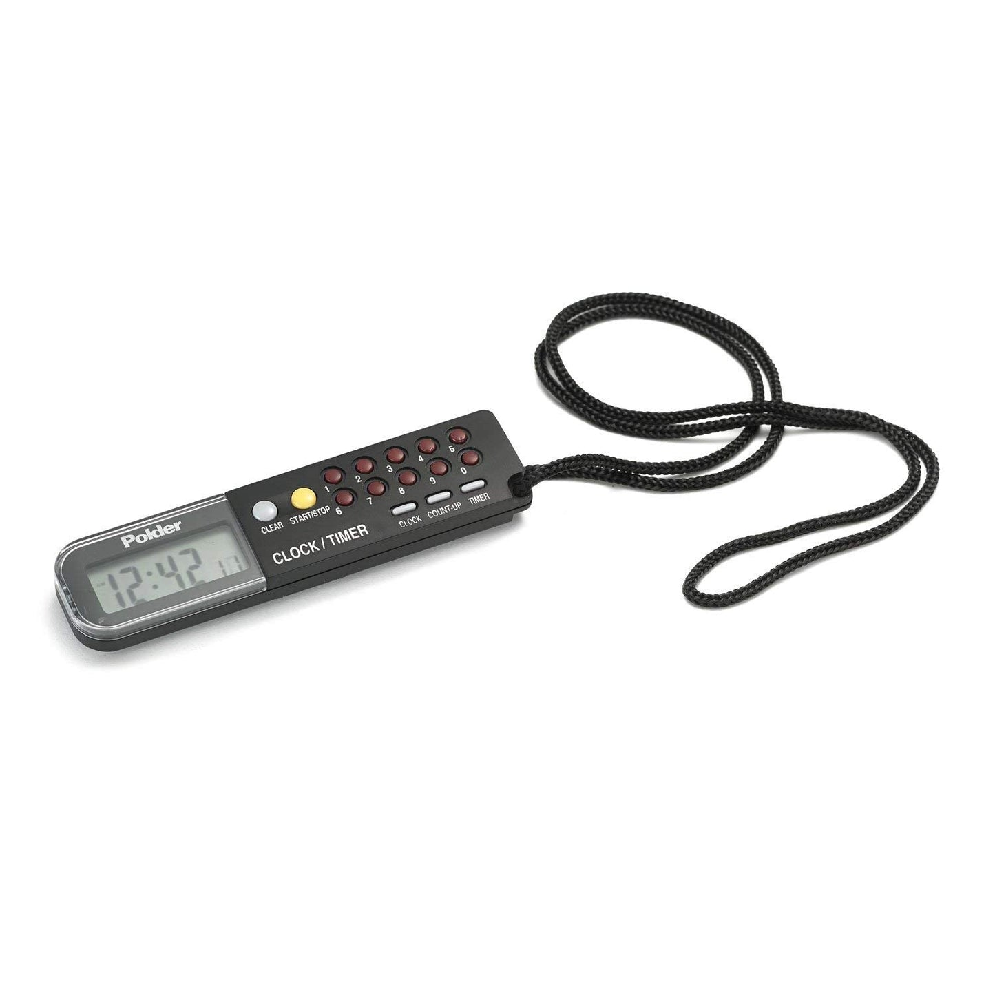 Polder 898-95 Clock Timer and Stopwatch Black
