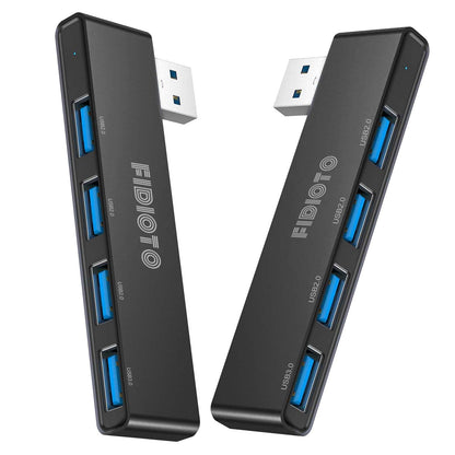 Fidioto USB Hub, 4-Port USB Splitter(1 * 3.0 Hub, 3 * 2.0 Hub) USB Splitter USB Expander for Laptop,Windows PC,Mac,Printer,Flash Drive,Mobile HDD, Notebook PC