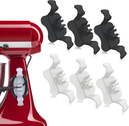 6 PCS Sticky Cord Organizer for Kitchen Appliances, Sturdy Cord Wrapper for Small Appliances, Mixer, Pressure Cooker,