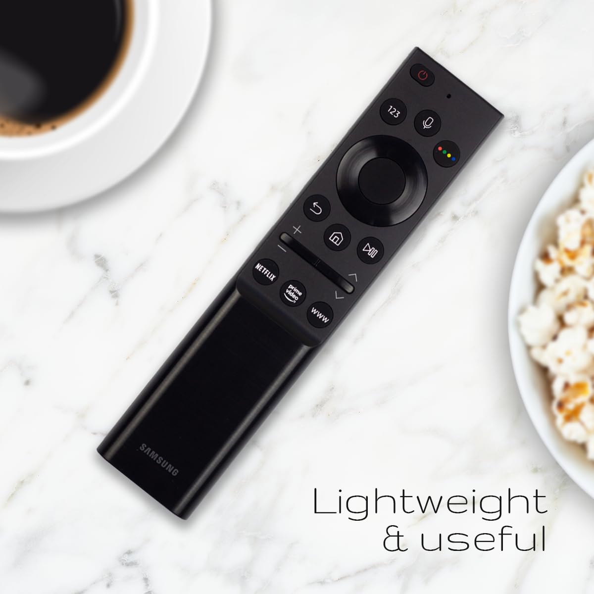 Ceybo Original Solar Voice Remote Control Replacement with YouTube Netflix Shortcut for Samsung Smart TVs, Compatible with Neo QLED 8K, QLED (BN59-01480A)