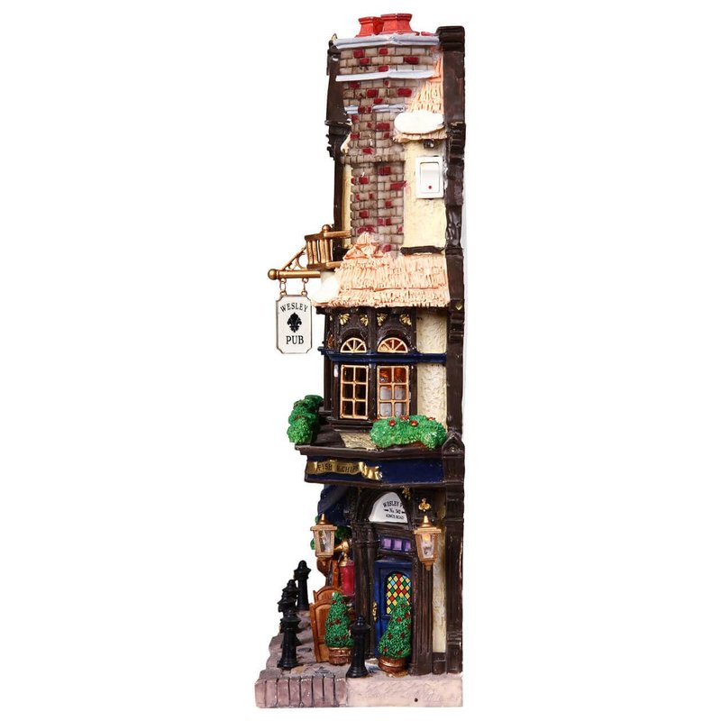 Lemax Christmas Village Wesley Pub Battery-Operated (4.5V) - 45099