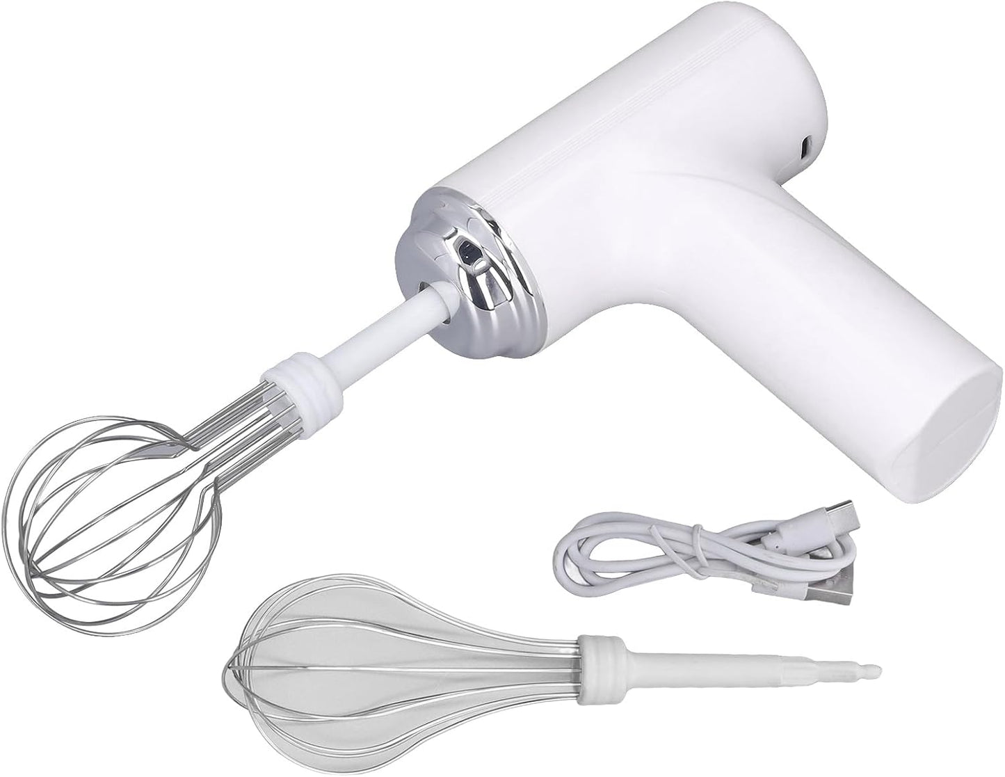 Electric Egg Beater, Handheld Mixer, Cordless Electric Kitchen Handheld Mixer 3 Speed for Cappuccino, Matcha, Dough,
