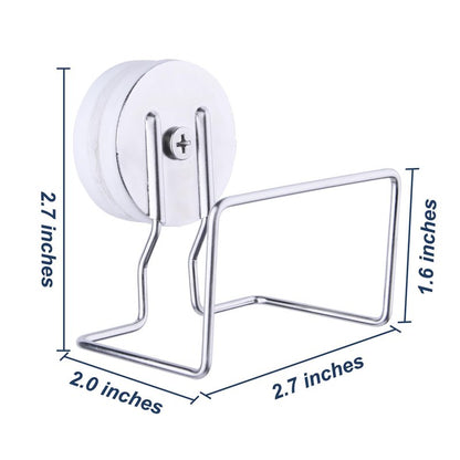LEVOSHUA Magnetic Hanger Organizer, Space Saving Clothes Hanger Storage Holder, Strong Magnet Hanger Stacker for Laundry Washing Machine or Dryer, Will Not Fall Off, White, Pack of 1