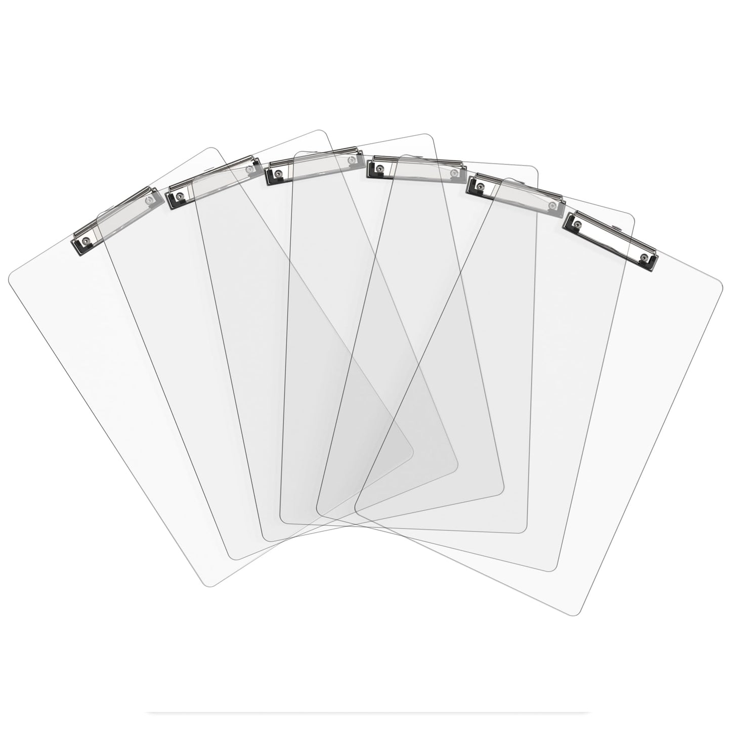 Macroclo Extra Large 11x17 Clipboards, Plastic Clear Drawing Boards, Horizontal Clip Board, Vertical Layout. Suitable for Watercolor, Sketching, Painting. Art & Drafting Supply(Pack of 6)