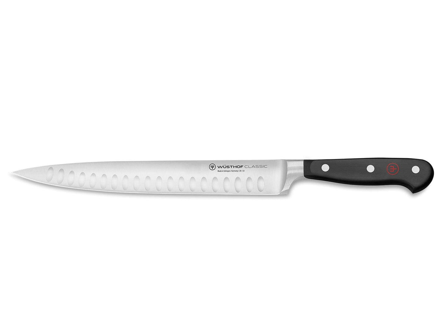 WÜSTHOF Classic 9" Hollow Edge Carving Knife, Black