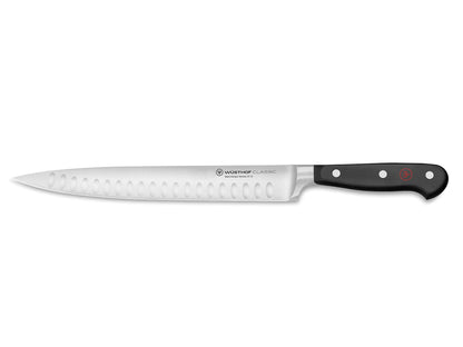 WÜSTHOF Classic 9" Hollow Edge Carving Knife, Black