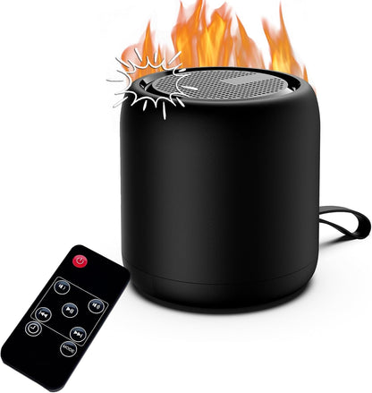2 1 Fireplace Crackler Sound Box for Electric Fireplace with Remote Control, in Realistic Rechargeable Fire Crackling