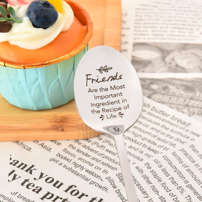 Birthday Gifts for Bestie: Friendship Gifts for Best Friend, Graduation Gifts for Classmate, Coffee Spoons