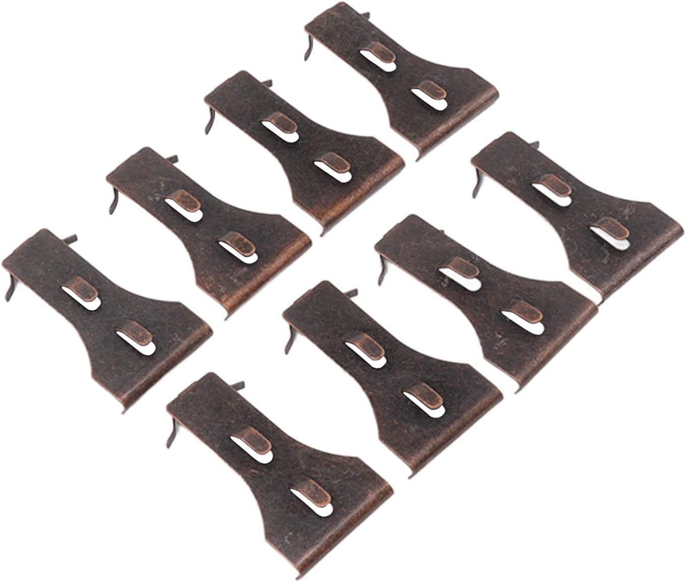 TOPINCN 8pcs Brick Hook Clips, Sturdy Steel Utility Hooks for Home Storage, No Tools Required