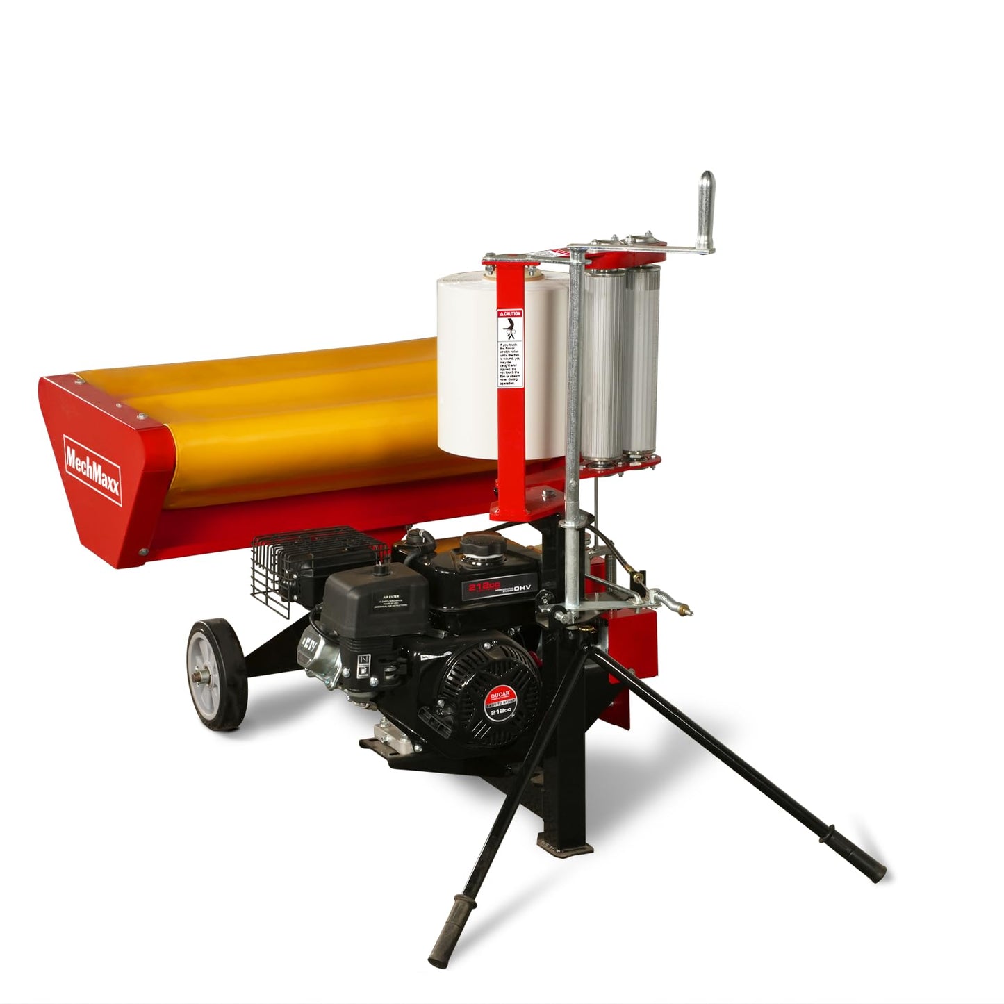 MechMaxx 7HP 212cc Gasoline Engine Powered Bale Wrapper, 20 inch Wrapping Diameter, HW20