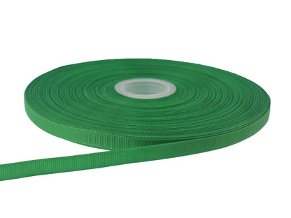 Jesep One Roll 100 Yards 3/8" Soild Grosgrain Ribbon Boutique Gift Wrapping Package Ribbon, DIY Crafts Bow Hair Headband Accessories Assorted Ribbon #553(3/8" 10mm, Green)