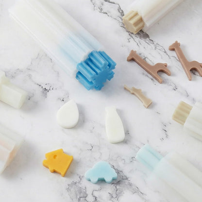 EORTA Snowflake Silicone Mold Tube, Christmas Winter Embed Soap Mold for Baking, Cake, Mousse, Dessert, DIY Handmade, Candle, Clay Craft Making Tool
