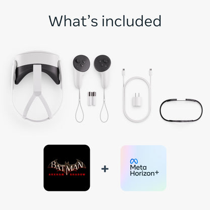 Meta Quest 3 512GB | Thirty Percent Sharper Resolution — 2X Graphical Processing Power — Play Without Wires — Get Batman: Arkham Shadow and a 3-Month Trial of Meta Horizon+ Included