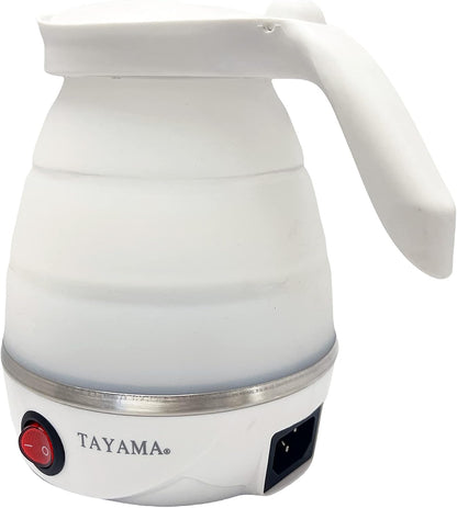 Tayama Collapsible Silicone Electric Kettle, Dual Voltage 110V/220V