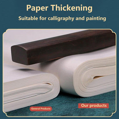 Xuan Paper Half Raw, 13.4" x 27.2" - 100 Sheets, Chinese Japanese Calligraphy Practice, Writing Drawing Rice Paper,Premium Japanese Sumi Paper