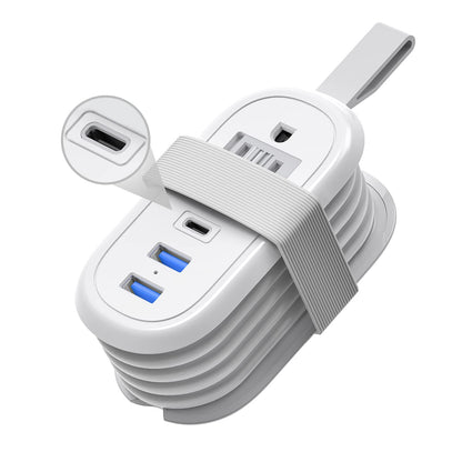 BEVA Travel Power Strip with USB Ports, 4FT Travel Flat Plug Extension Cord, Fast Charge PD 20W 2 Outlets 3 USB Ports, Non Surge Protector for Cruise Ship Travel Essentials(PD20W Charge Black)