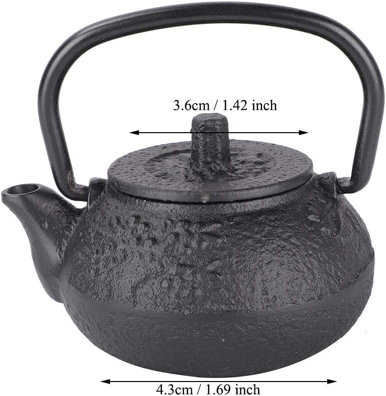 50ml Mini Iron Kettle, Imitation Japanese Cast Iron Teapot, Beverage Serveware for Home Use