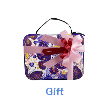 LIRUNQIU Diamond Painting Storage Containers, 30 Slots Diamond Art Accessories and Tools Kits Storage Box(Purple)