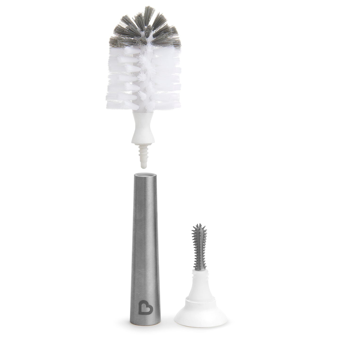 Munchkin® Shine™ Stainless Steel Bottle Brush and Refill Brush Head