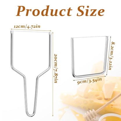 2 PCS Wire Cheese Cutter Wire, Butter Slicer, Cheese Cutters for Block, Stainless Steel for Kitchen Block Butter Slicer Tool (Y Type & U Type)