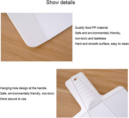 Portable Foldable Chopping Board, Plastic Kitchen Food Cutting Boards for Chopping, Dicing, Slicing