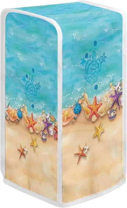 Starfish Sea Electric Can Opener Dust Cover, Portable Stain Resistant Dust Covers for Small Kitchen Appliances