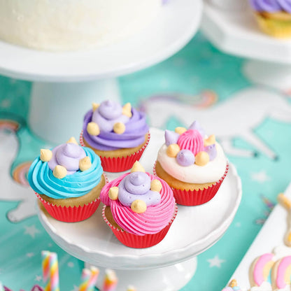 Standard Red Baking Cups, Pack of 200 Cupcake Liners Paper