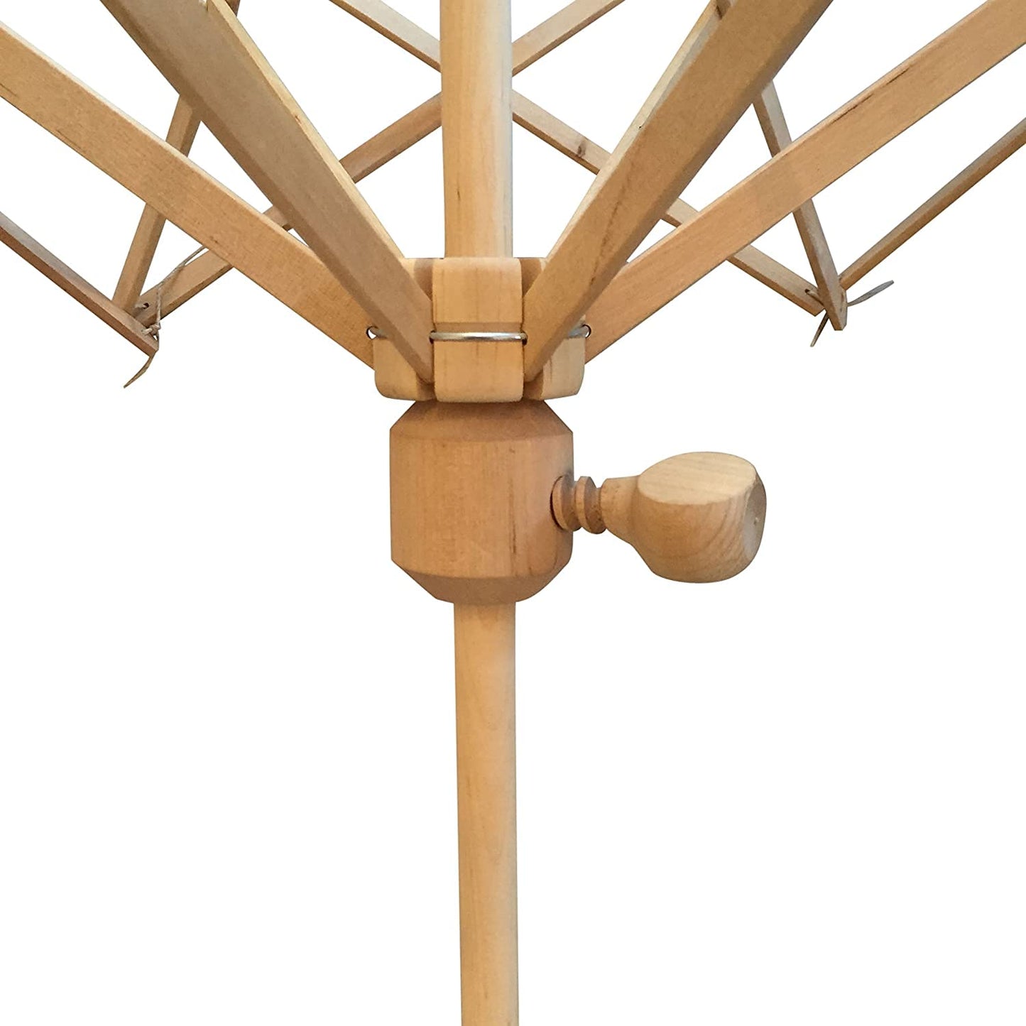 AnNafi® Premium Knitter Yarn Swift 24" (One Size Fits All) Umbrella Wooden Yarn Ball Winder