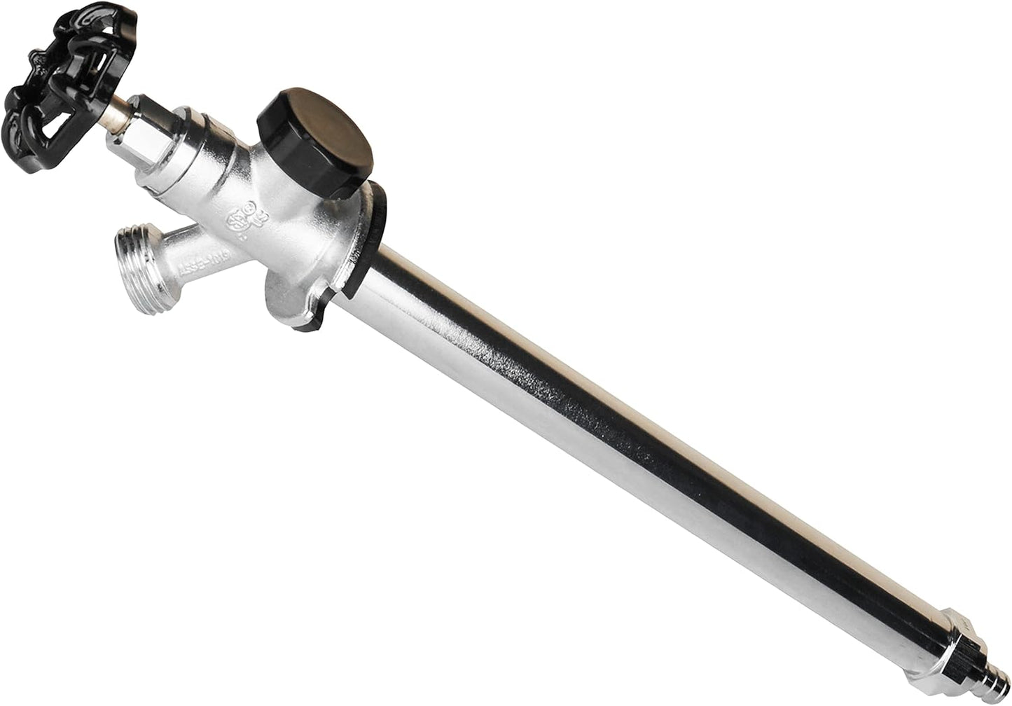 10 Inch 1/2 Inch 3/4 Inch WHK Frost Anti-Siphon Sillcock PEX B X Hose Bibb,Frost Proof Outdoor Faucet Bib with Vacuum