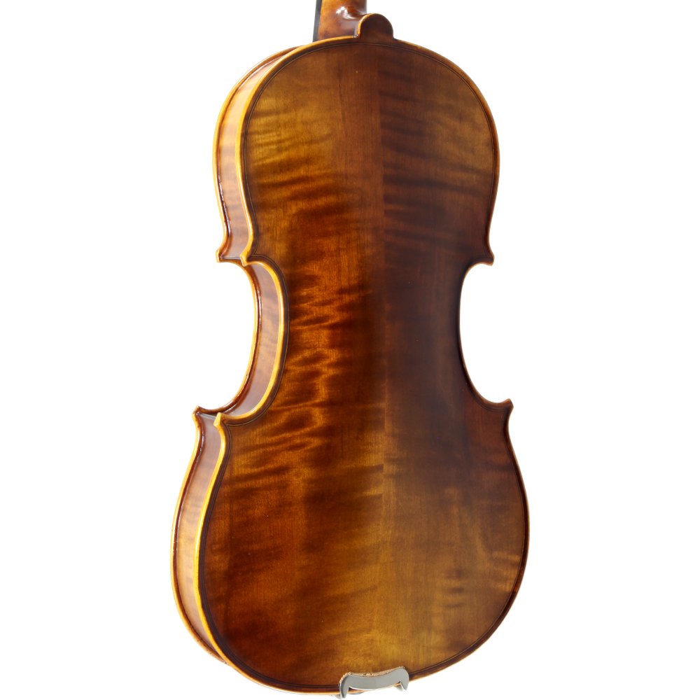 Paititi 4/4 Full Size PTVNHY100 Premium Hand Carved Ebony Fitted Violin Outfit with Case, Bow, String, Tuner, Mute and Rosin