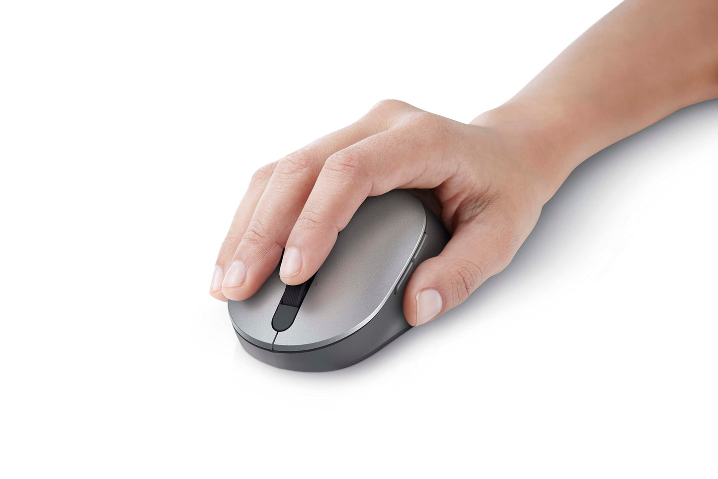 Dell Mobile Wireless Mouse - MS3320W, Wireless - 2.4 GHz, Bluetooth 5.0, Optical LED, Mechanical Scroll, 1600 DPI, 3-Buttons - Black