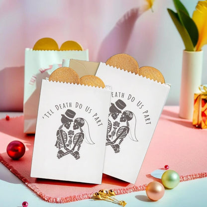 Fun Express Til Death Do Us Part Halloween Wedding Paper Treat Bags Bulk 50 Pieces