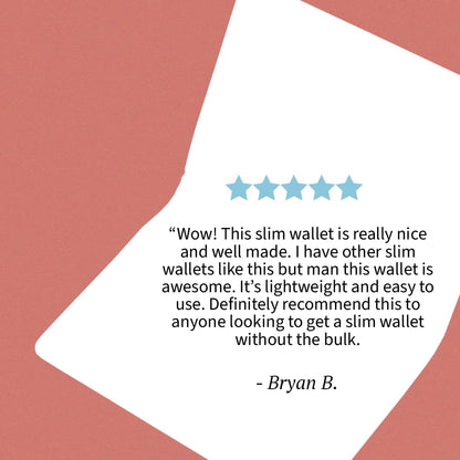 Thread Wallets Slim Bifold RFID Wallet for Women, RFID Wallet for Men, RFID Card Holder, Mens Wallets, RFID Blocking Wallet Minimalist Design to Keep Your Cards Secure (Off White)