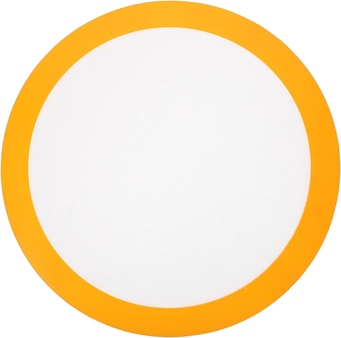 YARNOW Non Stick Baking Mat, Round Silicone Mat for Pie, Bread, Macaron, Pastry, 12 Inch, Random Color