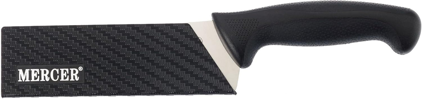 Mercer Culinary Felt Lined Knife Guard, 8" x 2", Black for Knife Protection