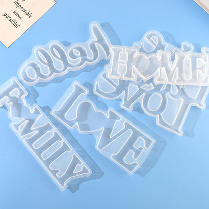 RESIN GO 500g Silicone Mold Epoxy Resin Mystery Boxes Blessing Bags Blind Box Moulds Package - Necklaces, Pendants, Coasters, Trays, Letters and Other Random Molds