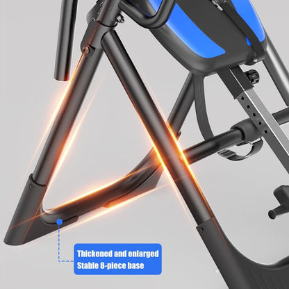 Heavy duty inversion table for back pain relief, capacity of 330 LBS, back inversion table with 180 degree full inversion