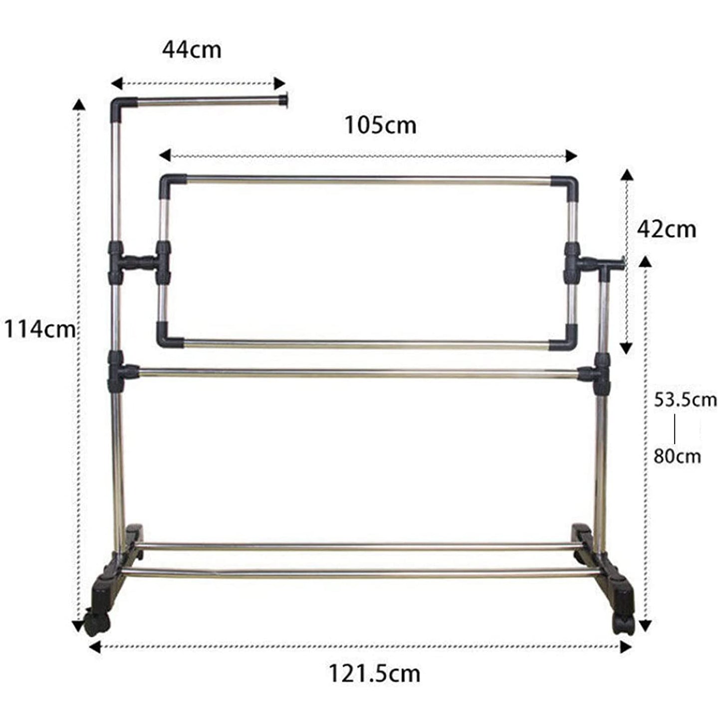 ELUKHT Adjustable Embroidery Stand with Pulley, 360°Rotated Needlework Floor Frame, Standing Embroidery Lap Table, Cross Stitch Craft Stand for Art Craft Sewing Holder