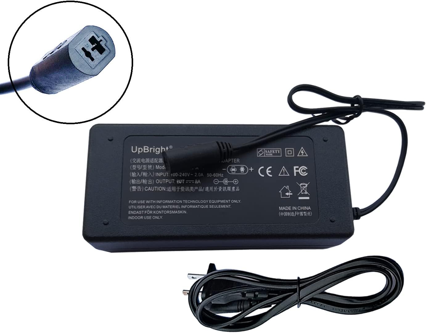UpBright 29V AC/DC Adapter for Babyletto 11288 M11288 M11288PGEW Kiwi Recliner Swivel Glider, 1.8A Power Supply